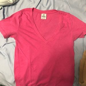 PINK VICTORIA’S SECRET V Neck Shirt